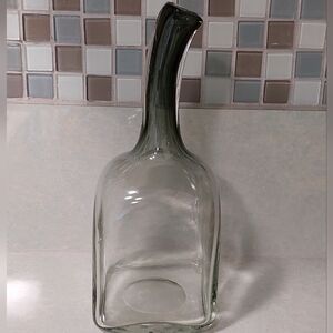 Vintage MCM Italian Art Glass Vase/Bottle 10.5"